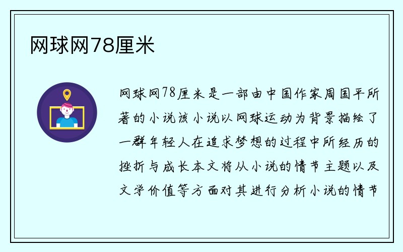 网球网78厘米